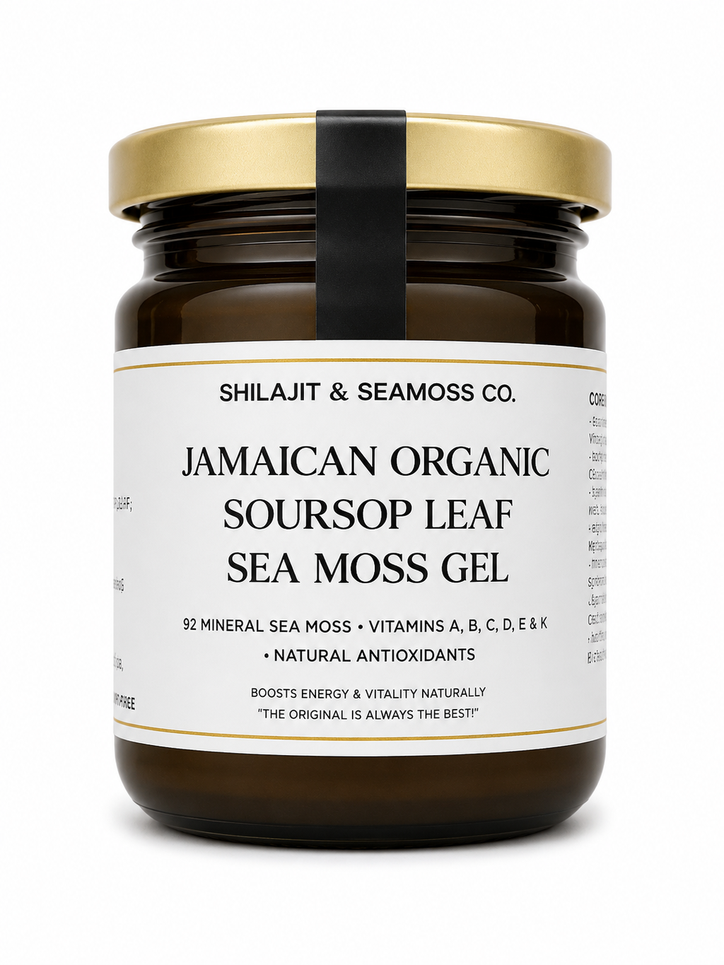SHILMOSS™ Jamaican Organic Soursop Leaf Sea Moss Gel