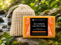 Lemongrass & Turmeric  92 mineral-rich Sea Moss Skin Glow  Bar