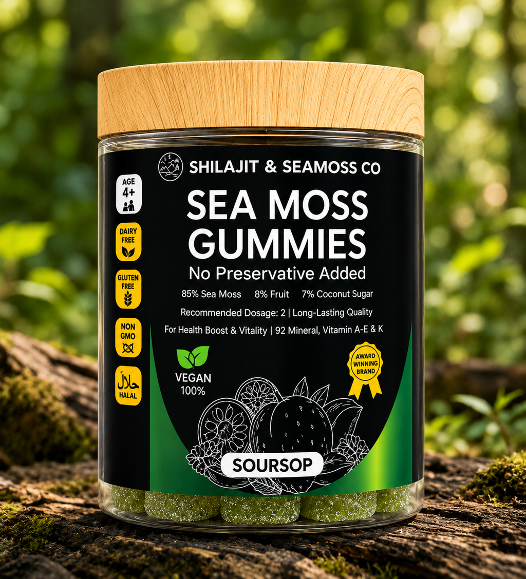 SHILMOSS™ Real Sea Moss Gummies — Soursop